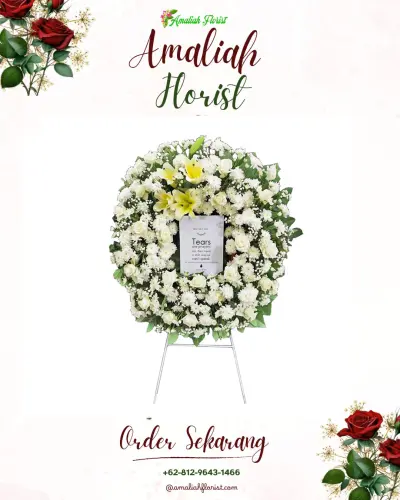 Krans Bunga Duka Cita di Tambakboyo Tuban