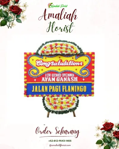 Bunga Papan Congratulation di Tambakboyo Tuban
